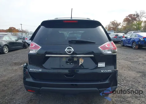 2015 Nissan Rogue Sv from USA, damaged, VIN KNMAT2MV2FP501243